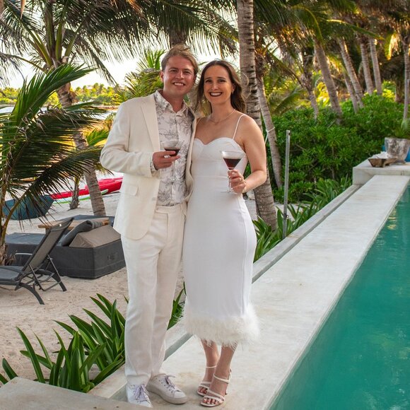 Lulus Passion For Glamour White Sleeveless Bustier Feather Midi Dress - Size S - Picture 9 of 11